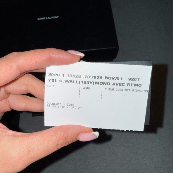 YSL CLASSIC CASSANDRE CHAIN WALLET - Picture 5 of 6